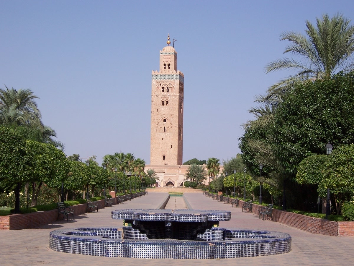 Koutoubia minaret in Marrakech