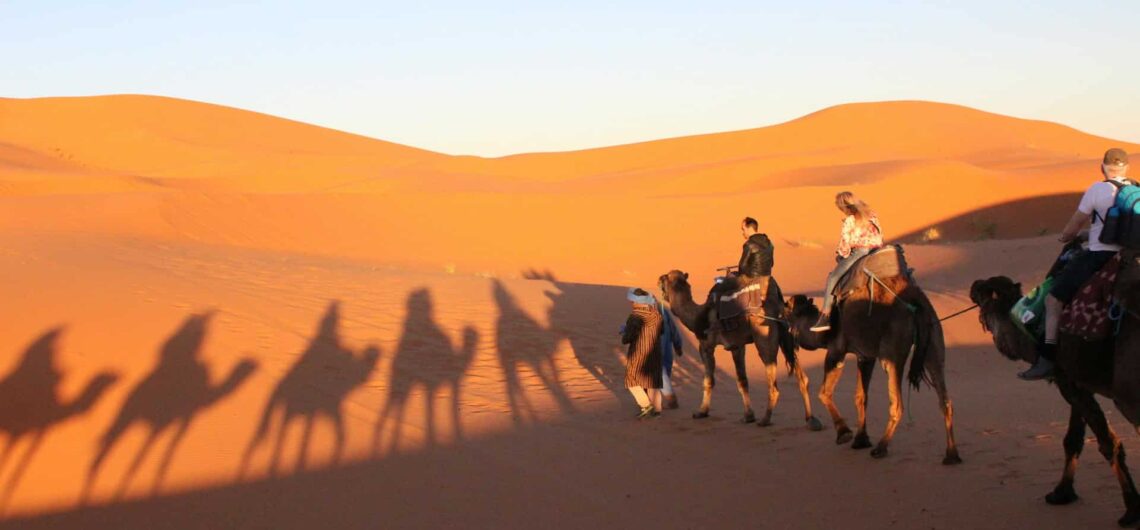 Small group tour through the Moroccan desert.